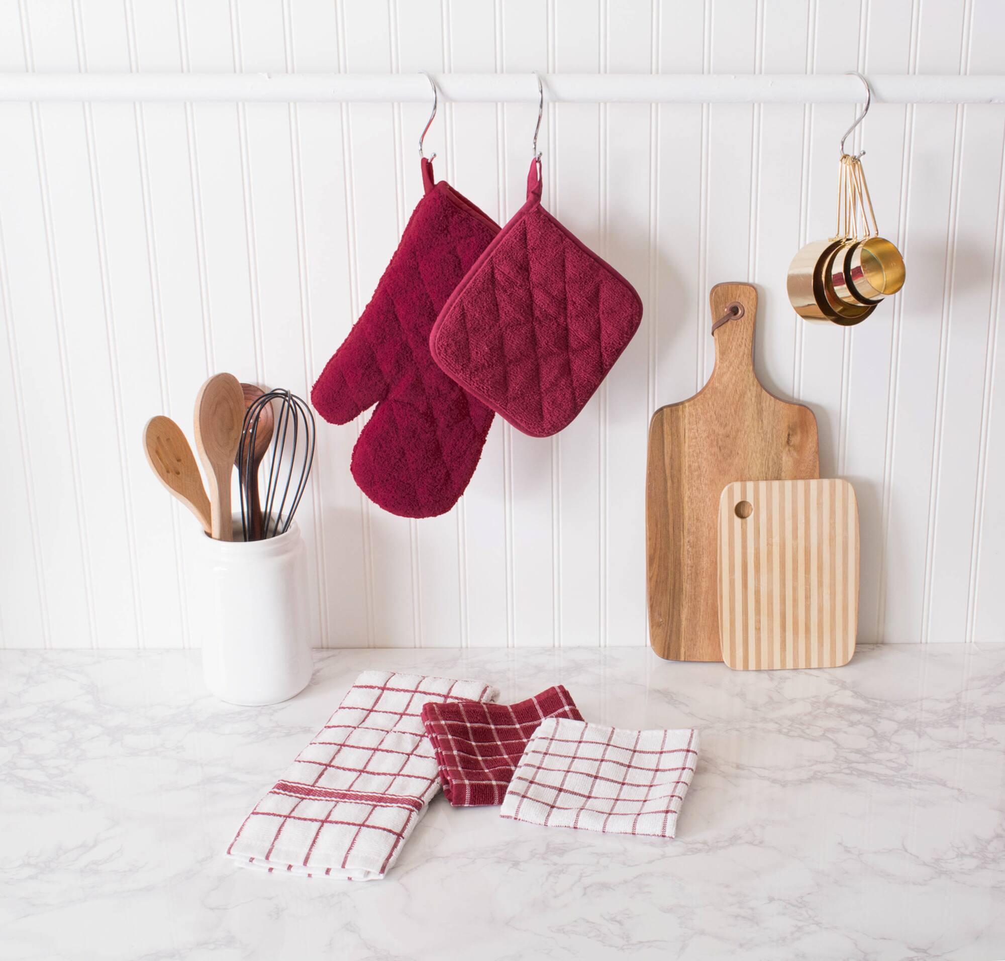 DII® Wine Combo Windowpane Dishcloth (Set of 6)